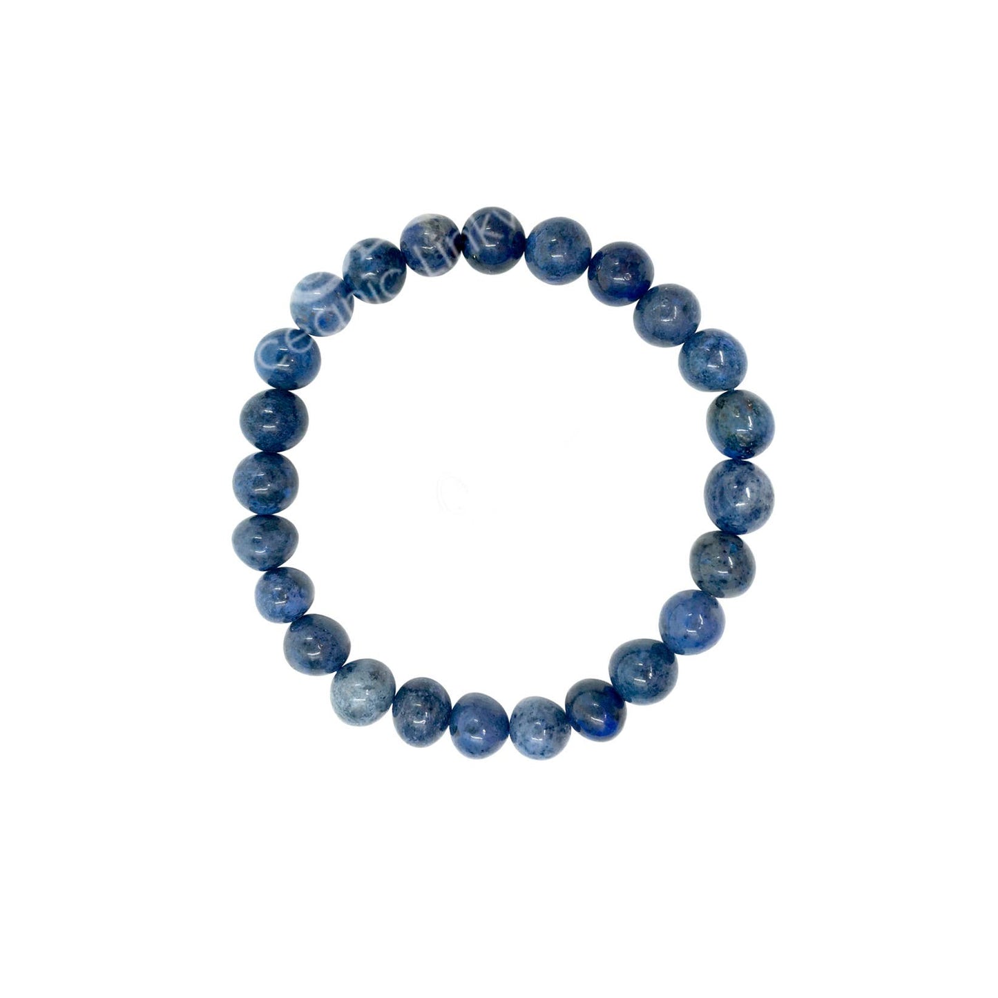 BRACELET - DUMORTIERITE (8-8.5 MM) 7.15-7.25" (PC)