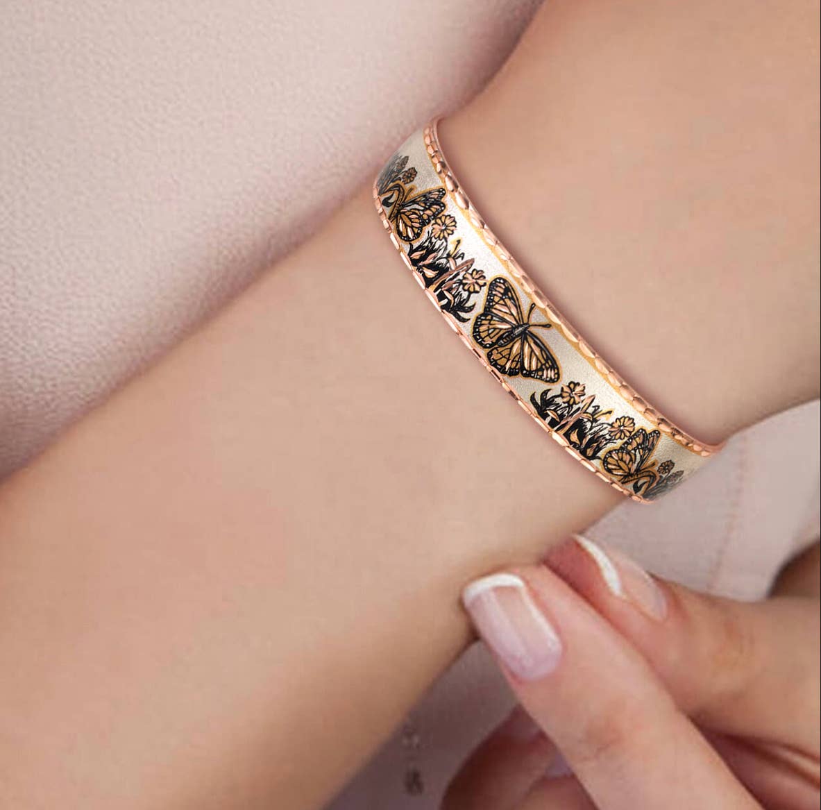 BNS 68 Monarch butterfly Design Bracelet
