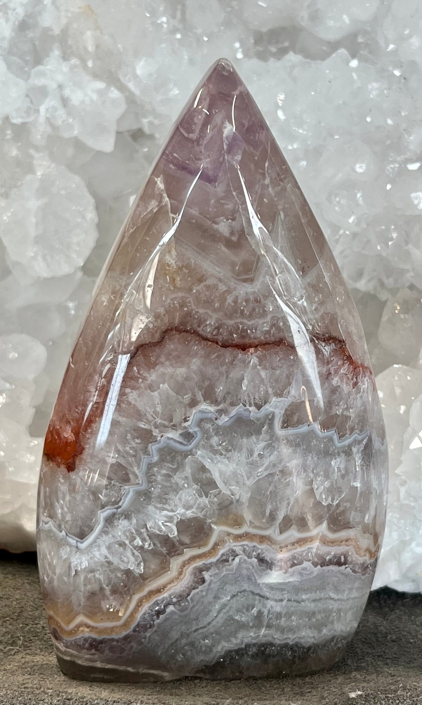 Agate Amethyst Flame