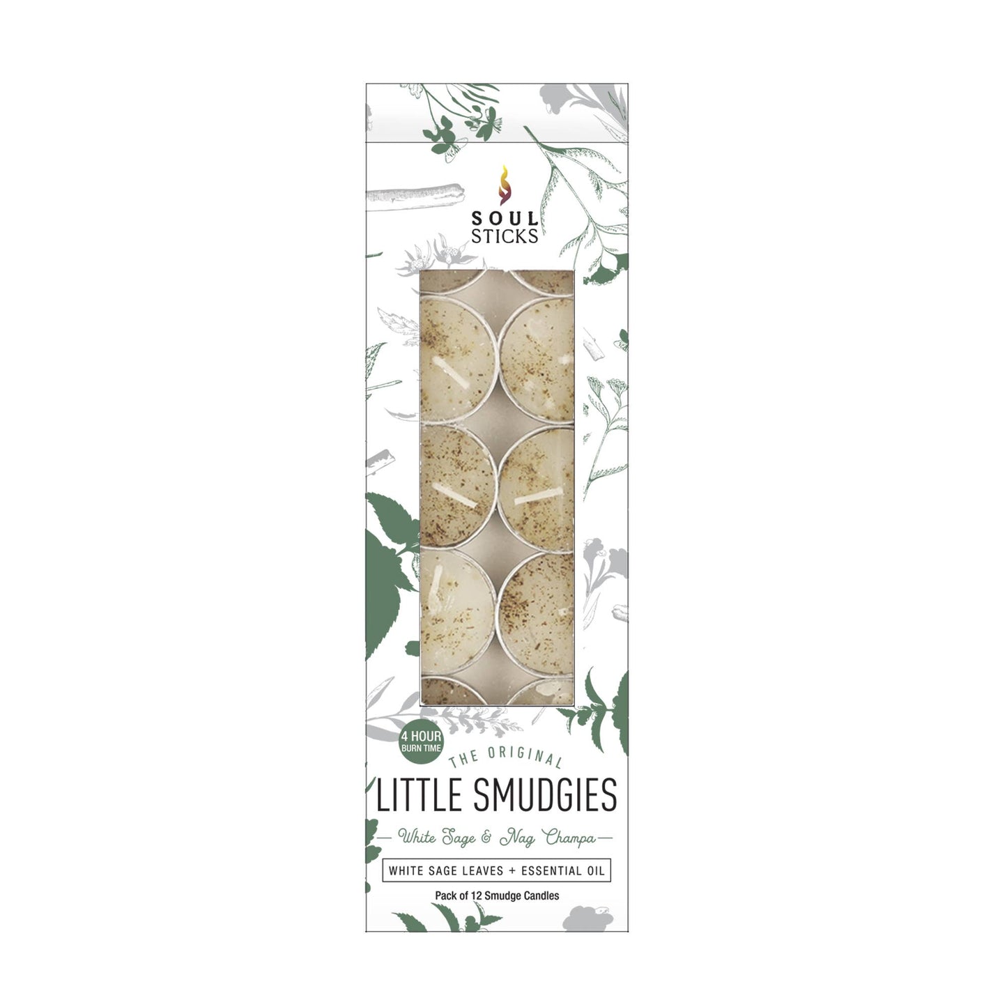 Soy Smudge Candle, Nag Champa - Little Smudgies (12 pk.)