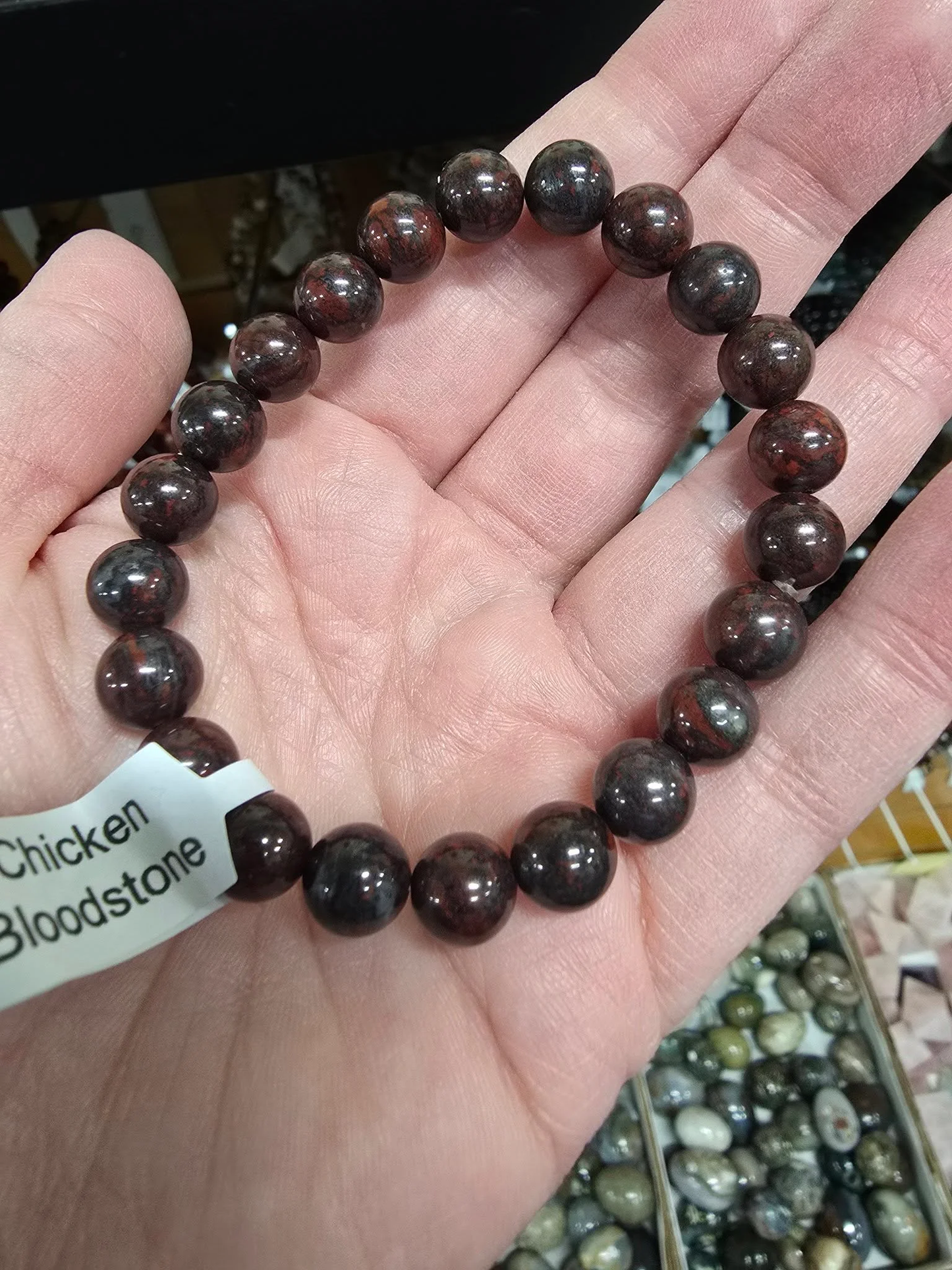 Jasper - Chicken Blood - 8MM Bracelet