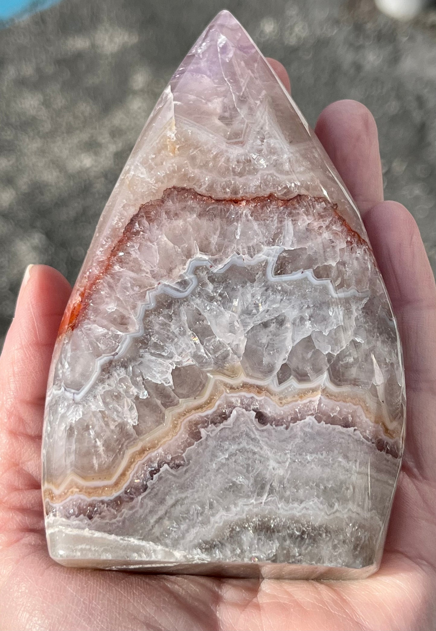 Agate Amethyst Flame