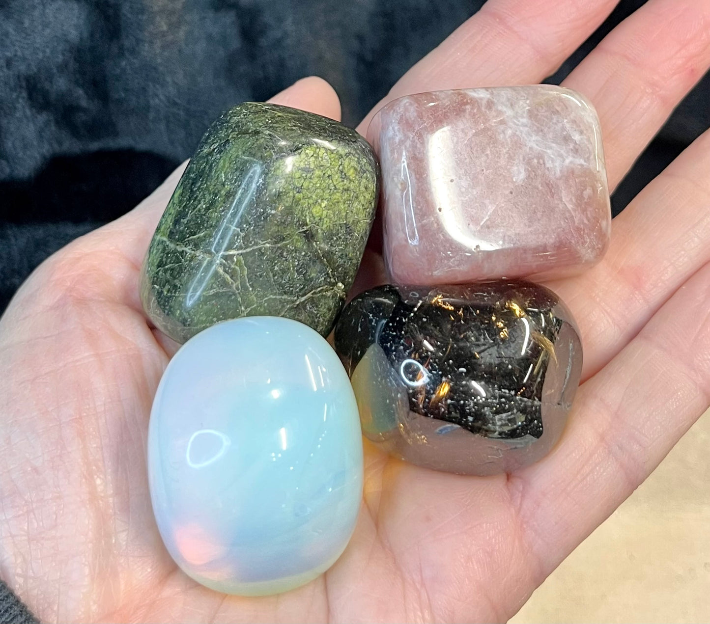 Keepers Korner Top Crystal Picks - 12 Assorted Tumbled Stones