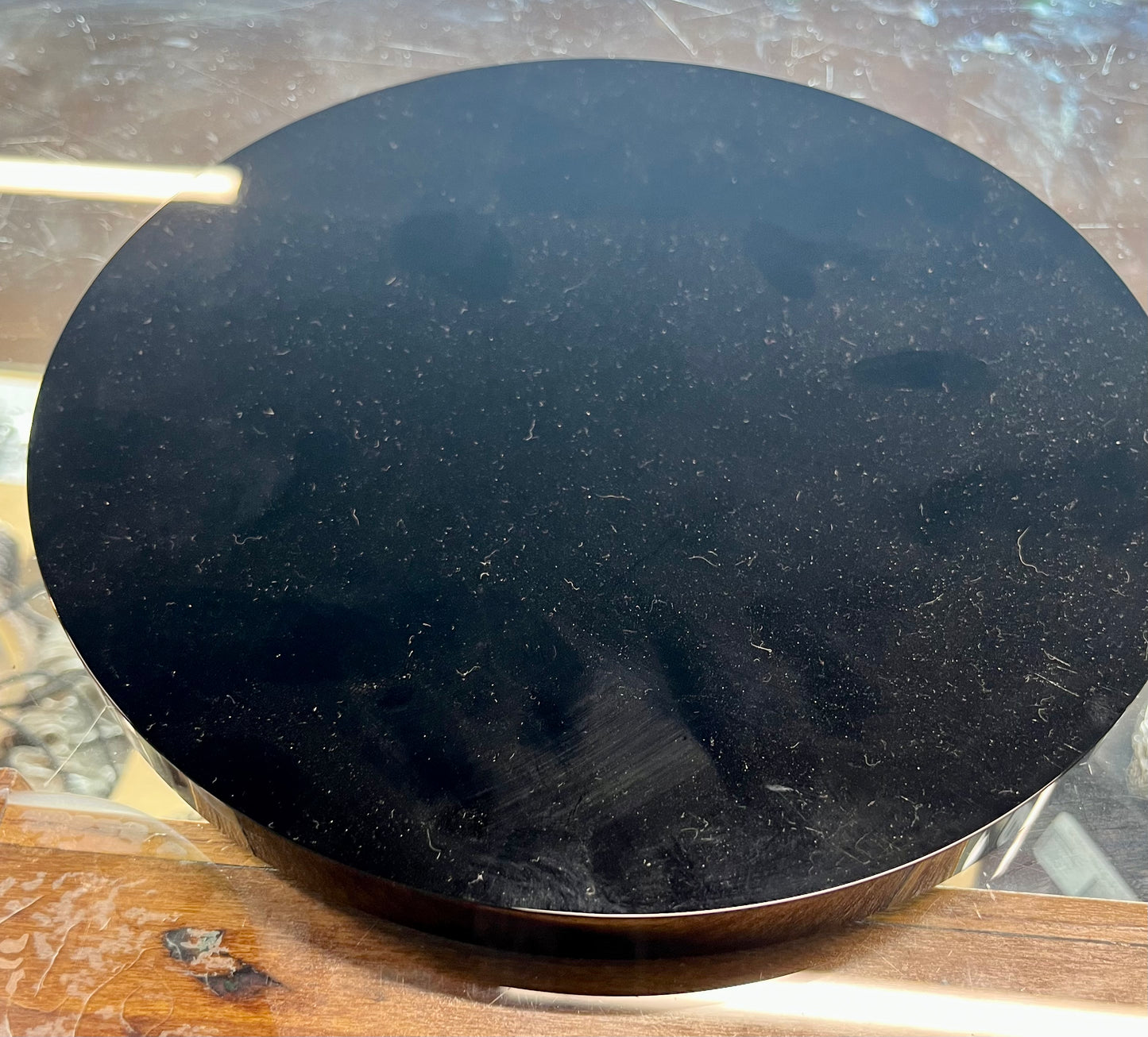 Obsidian Scrying Mirror