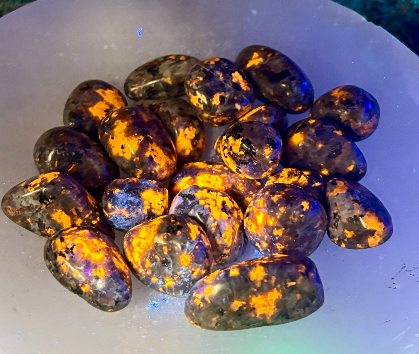 Yooperlite Tumbled Stones