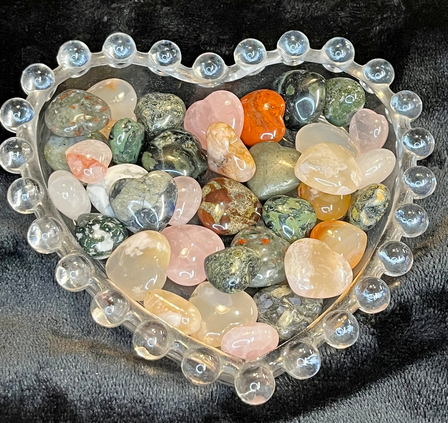 Small Crystal Hearts