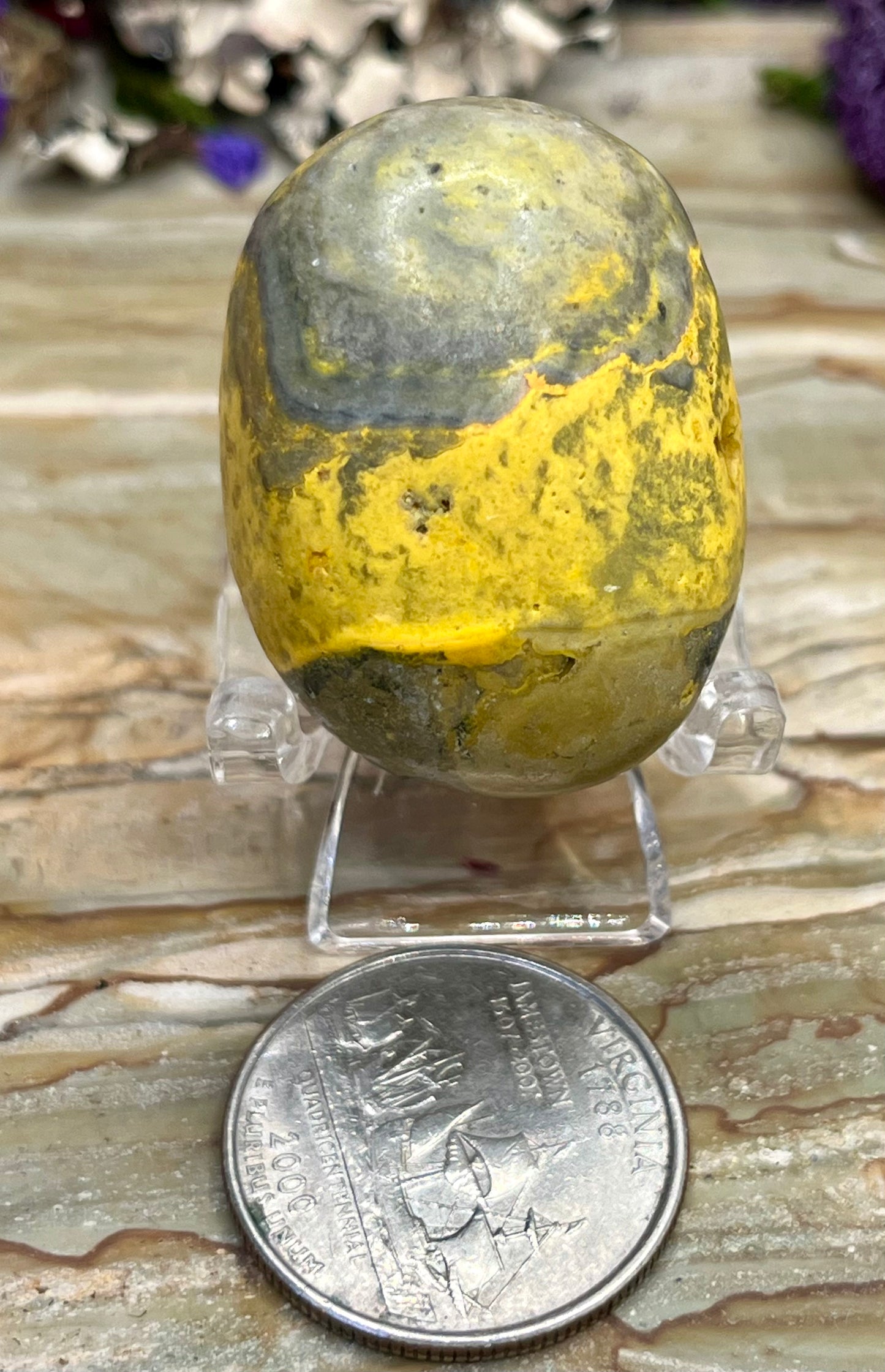 Bumblebee Jasper Tumbled