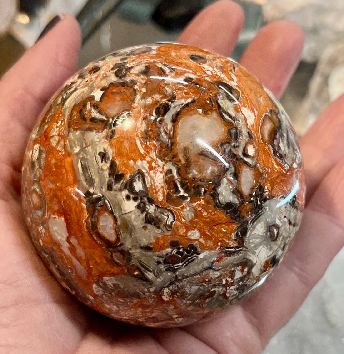 Money Agate Sphere 3 Inches