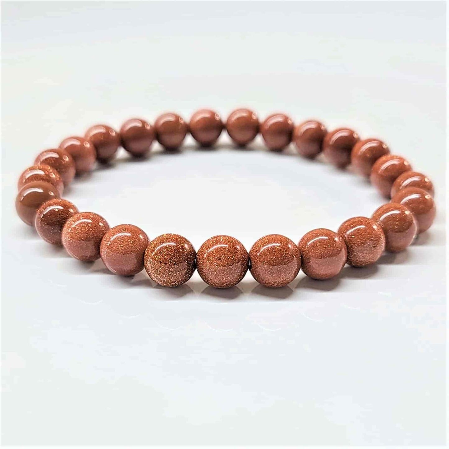 Red Goldstone 8mm Bracelet