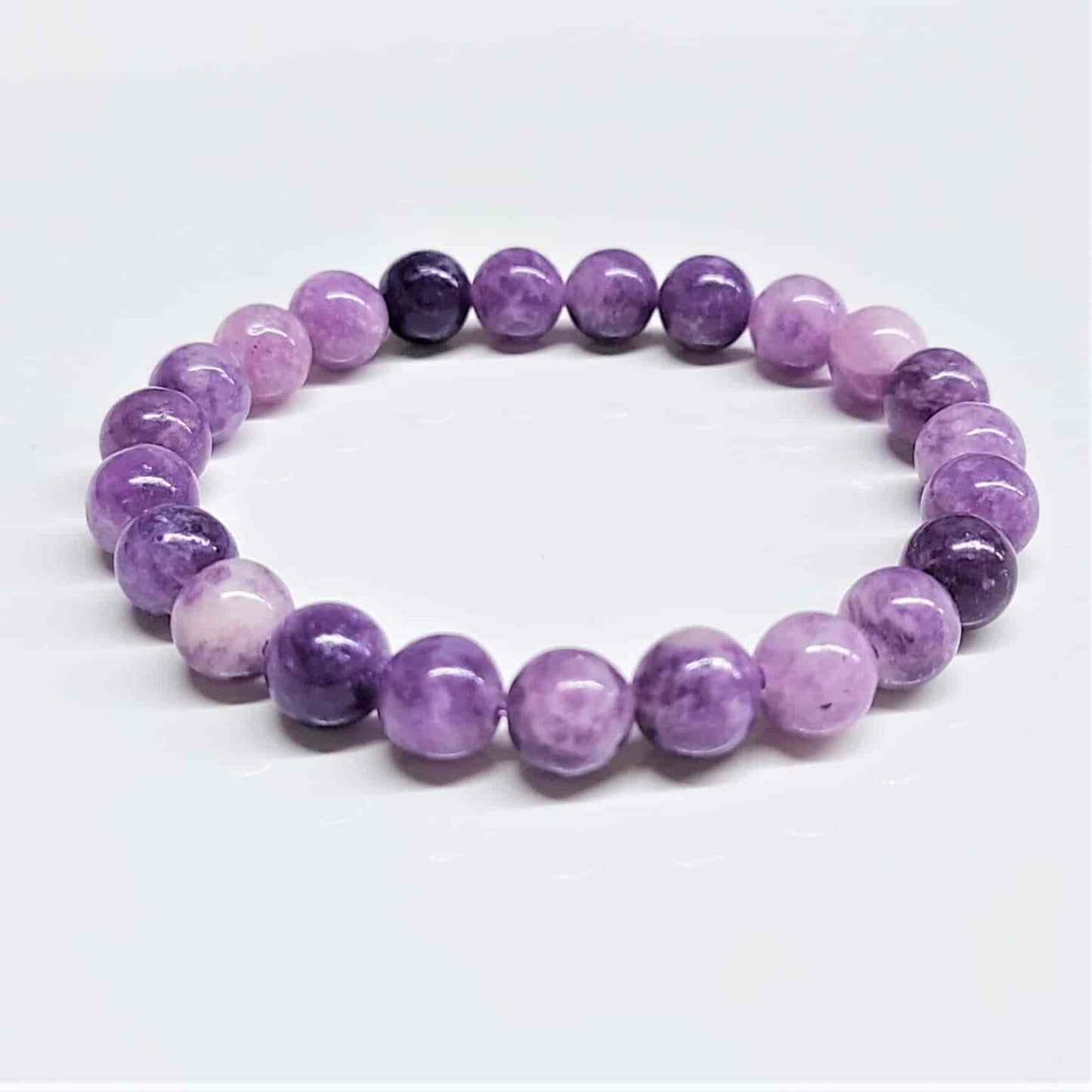 Lepidolite 8mm Bead Bracelet