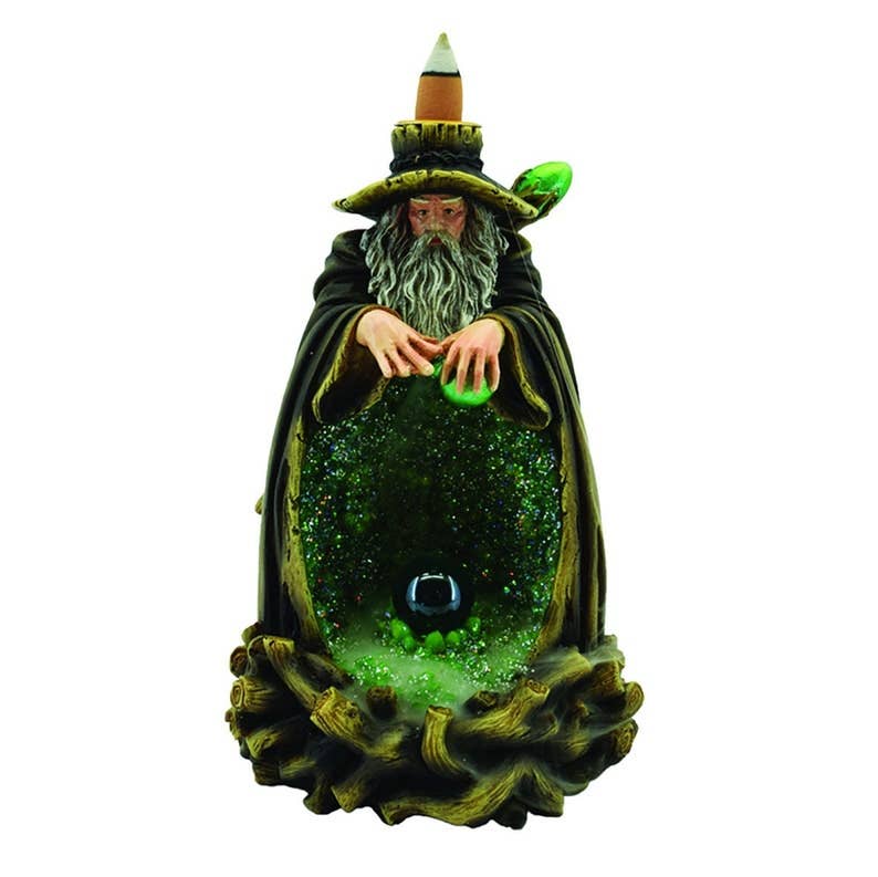 Wizard Backflow Burner w/ LED - Green (7 in.)