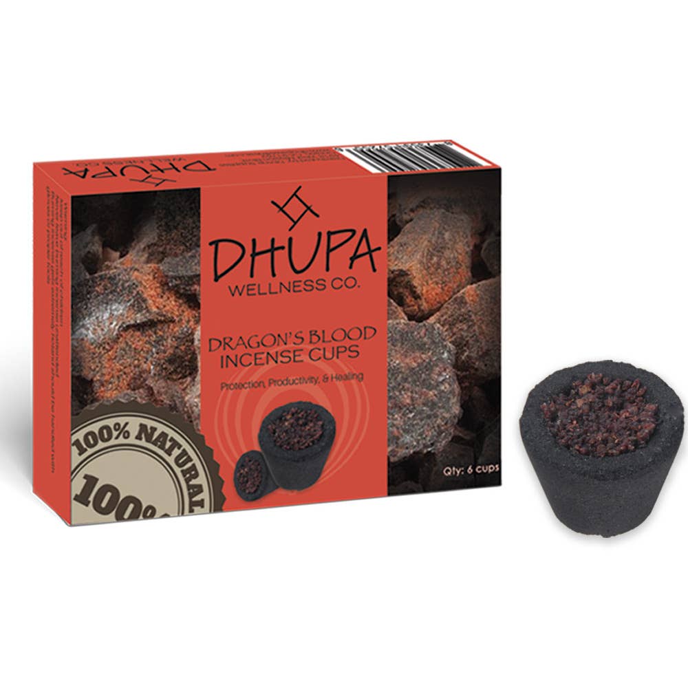 Incense Cups Box - DHUPA Dragon's Blood (6)