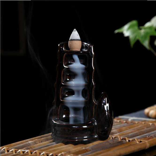 Ceramic Backflow Burner - Tower Waterfall