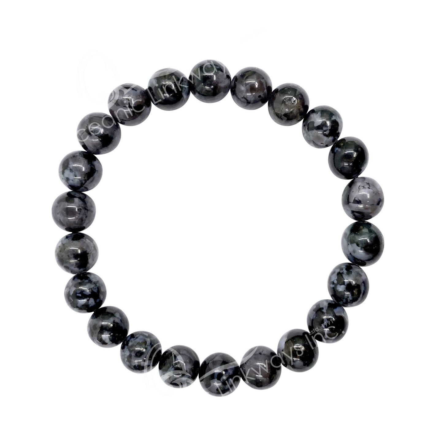 BRACELET - INDIGO GABBRO (8-8.5 MM) 7.15-7.25" (PC)