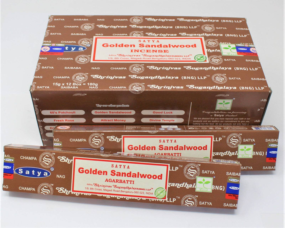 Incense Sticks - Satya Golden Sandalwood (15 g.)