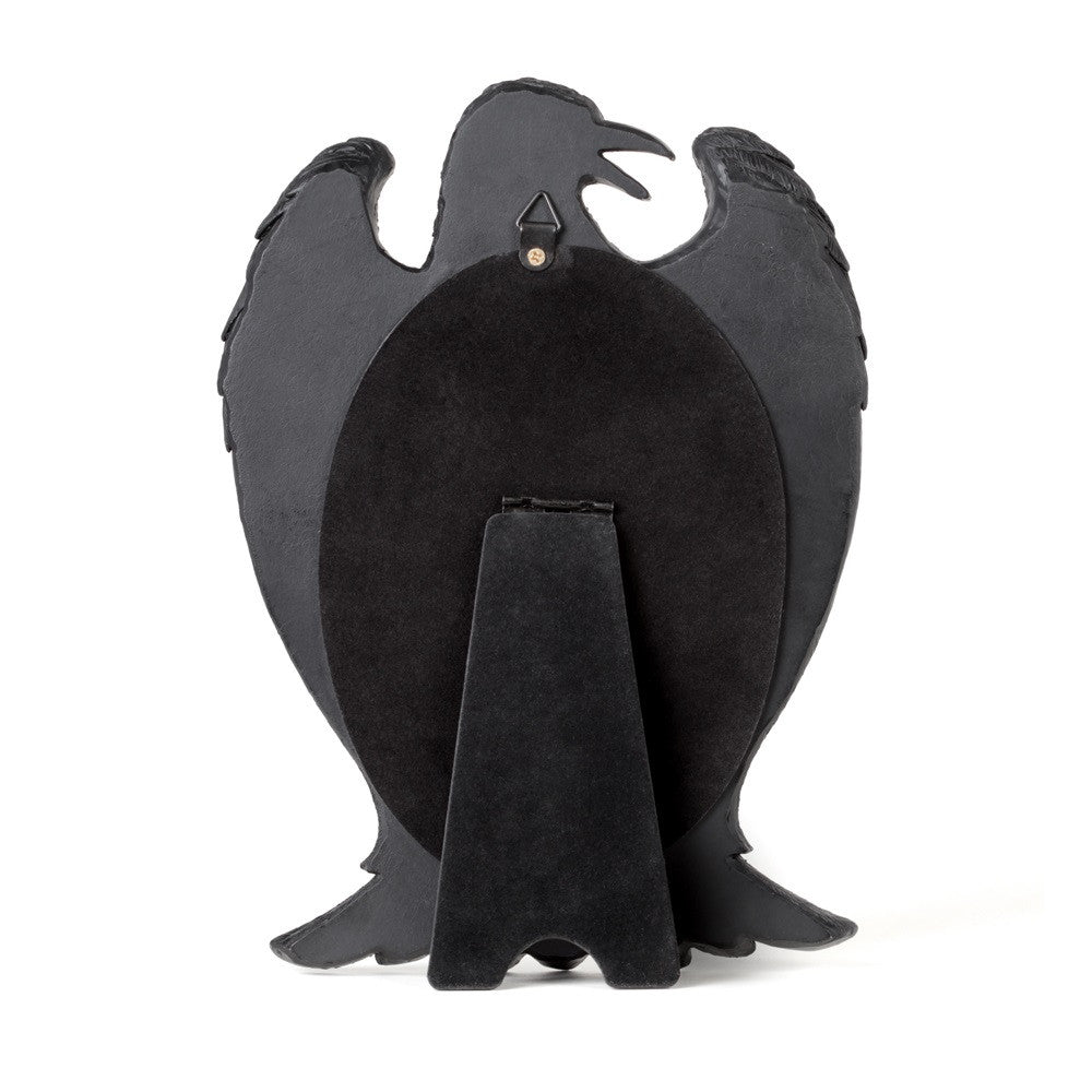 Black Raven Free Standing Mirror