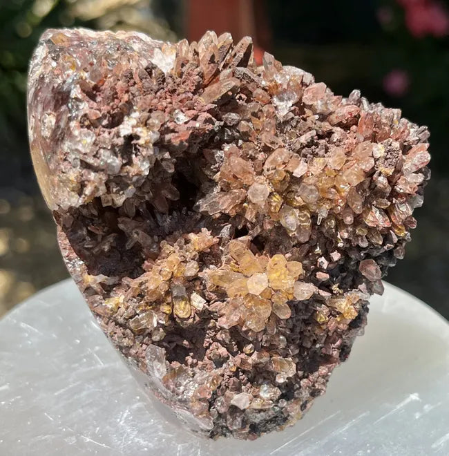 Red Druzy Quartz Free Form