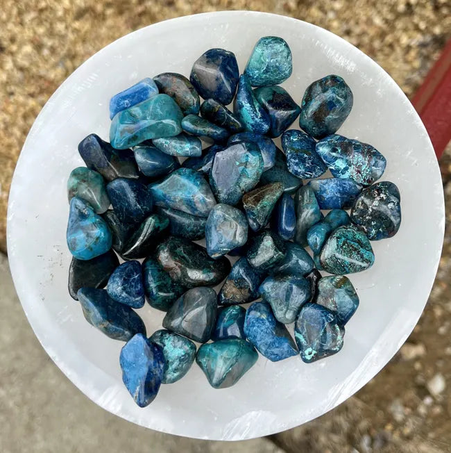 Shattuckite Tumbled Stones