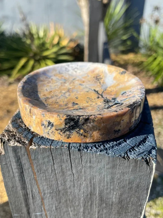 Dendritic Agate Trinket Dish