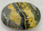 Bumblebee Jasper Palm Stone