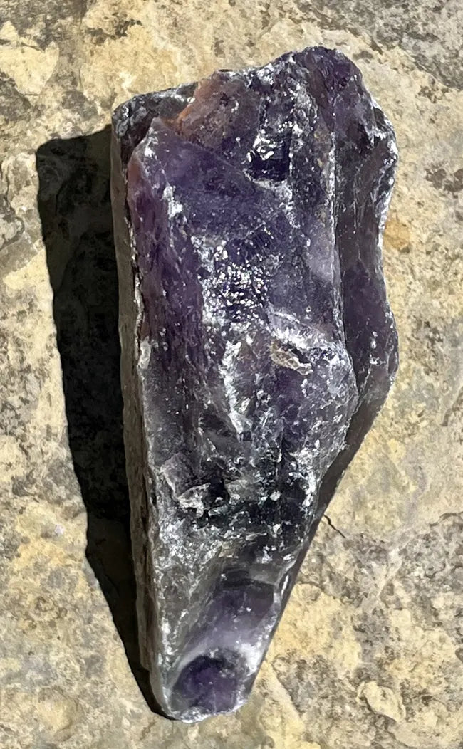 Chevron Amethyst Points