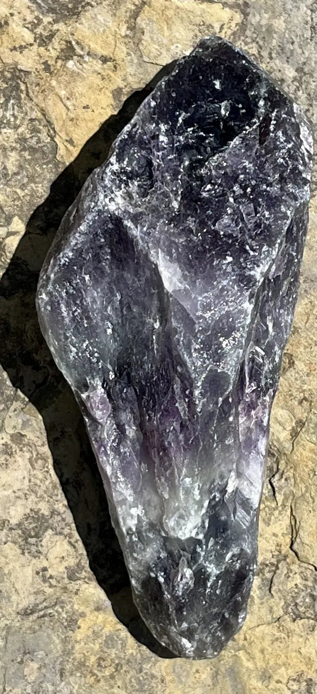 Chevron Amethyst Points