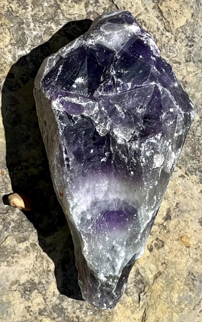 Chevron Amethyst Points