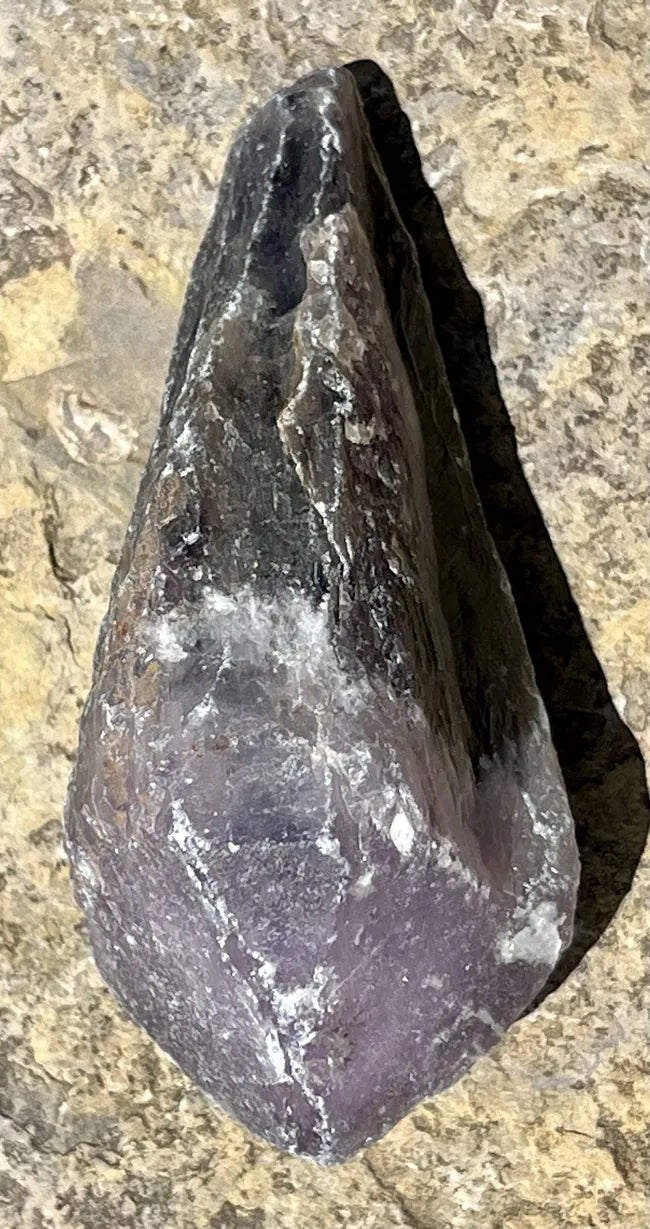 Chevron Amethyst Points