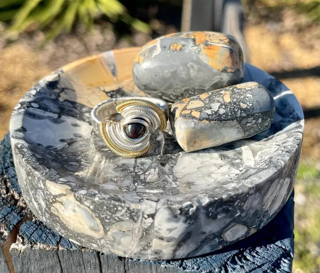 Maligano Jasper Trinket Dish