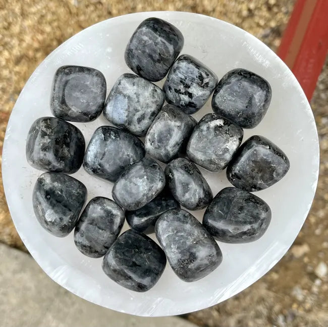 Larvakite Tumbled Stones