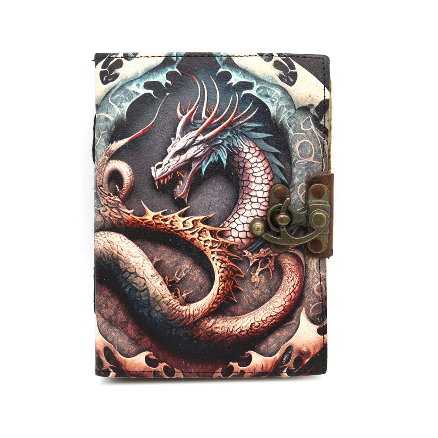 Blank Leather Journal - Dragon's Den (5 x 7 in.)