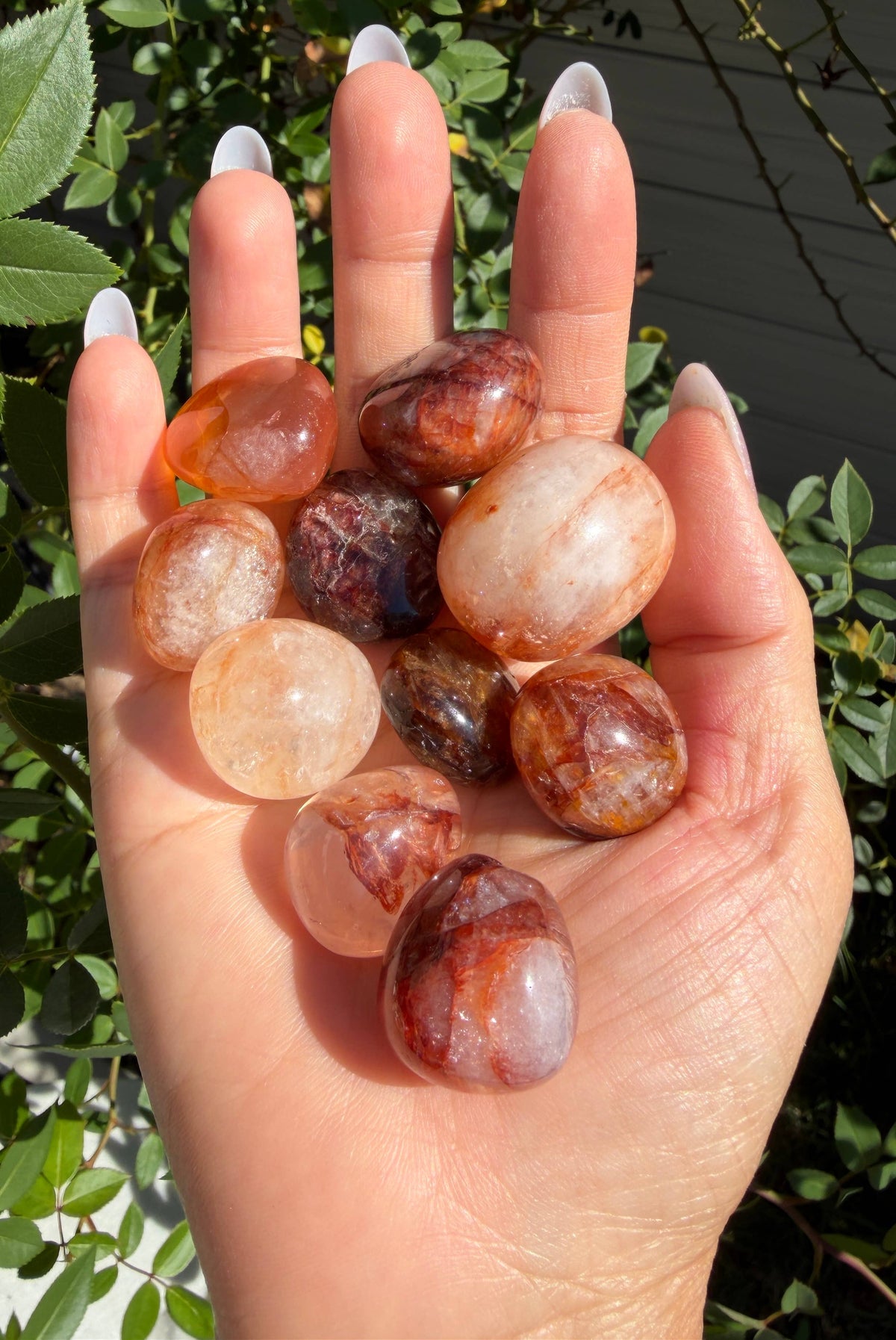 2 Lbs Natural Hematoid Tumble Healing Energy