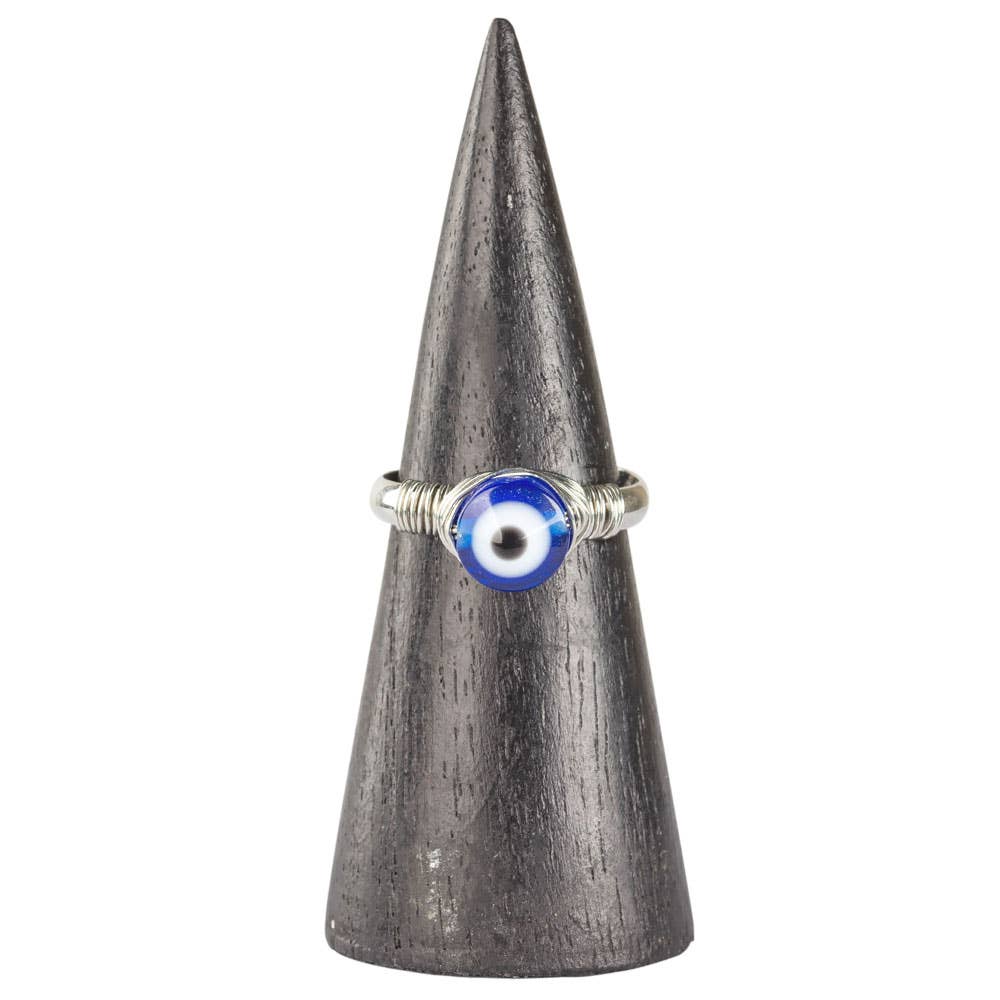 Evil Eye Adjustable Ring - Touch of Mystique