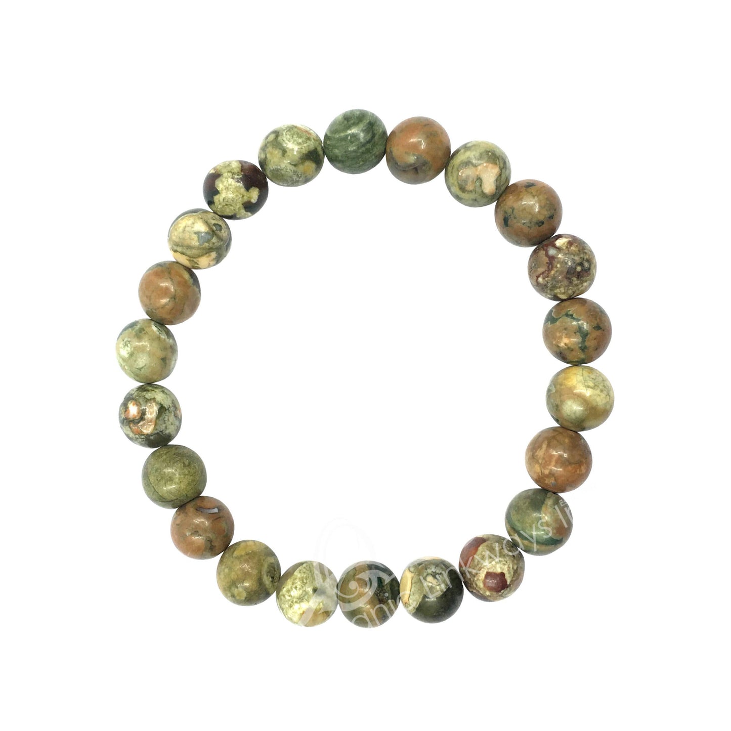 BRACELET - RHYOLITE (8-8.5 MM) 7.15-7.25" (PC)