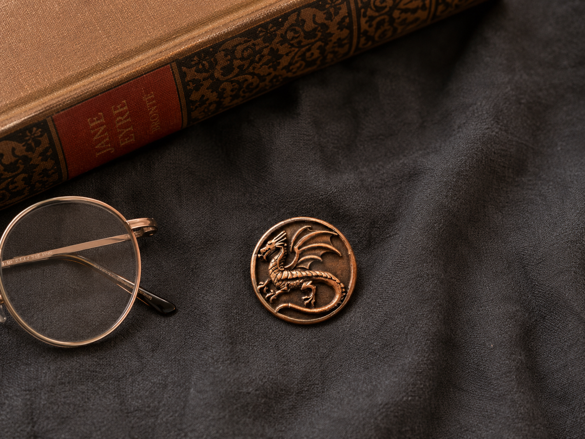 Copper Dragon Pin