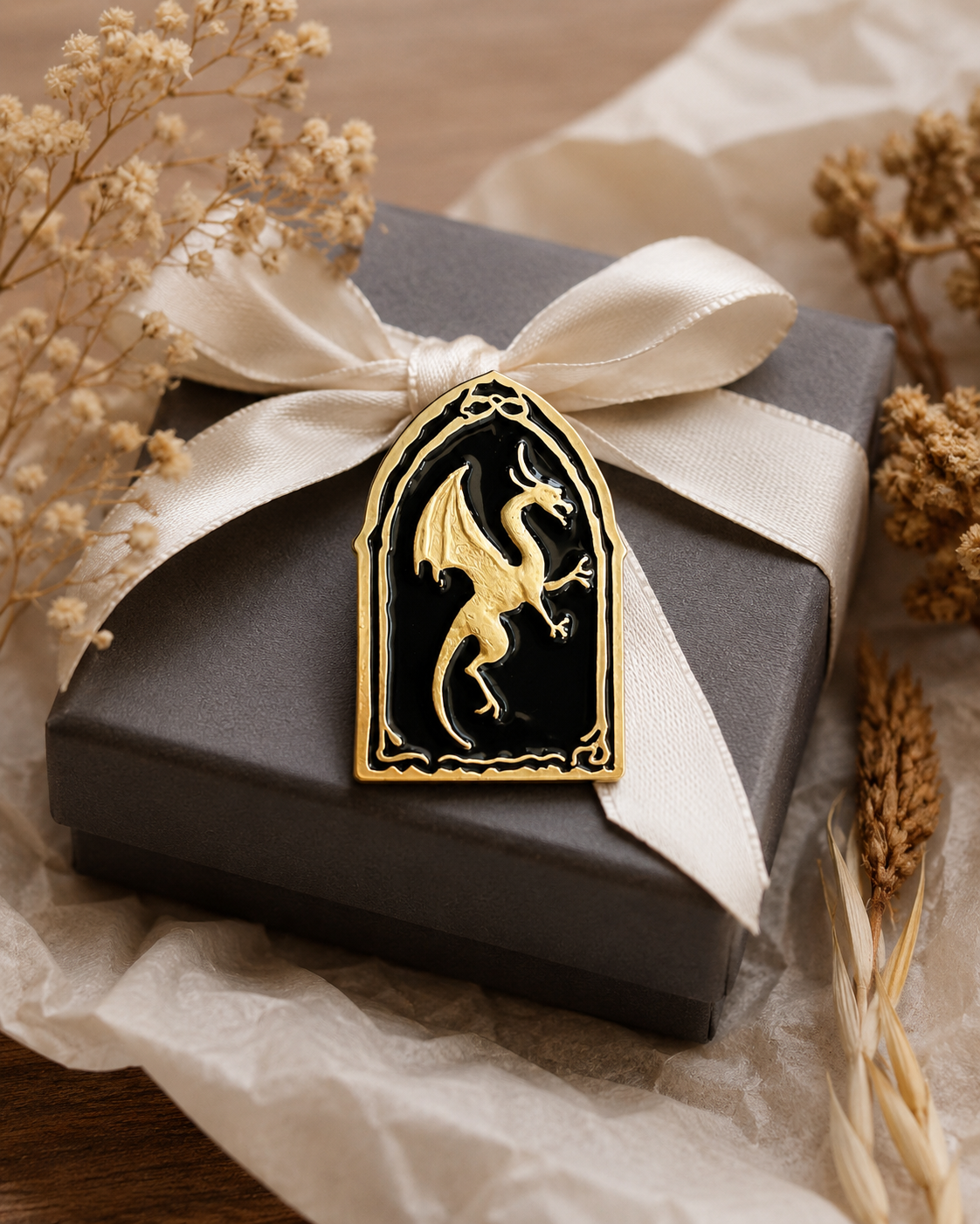Ancient Wyvern Crest Pin