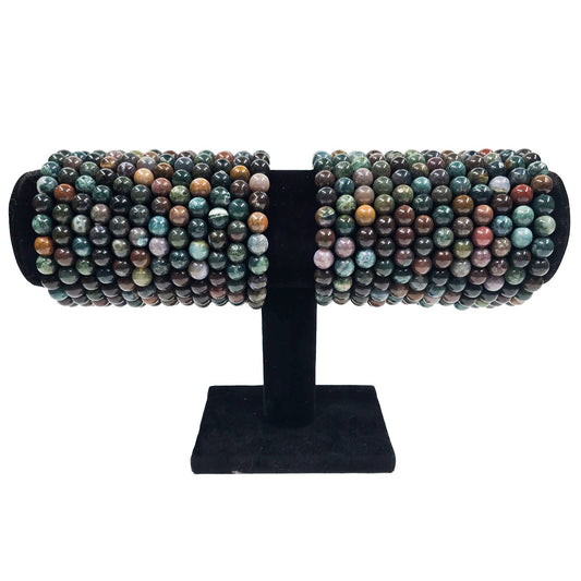 1 pc Indian Agate Bracelets (8mm) - Premium Grade-A