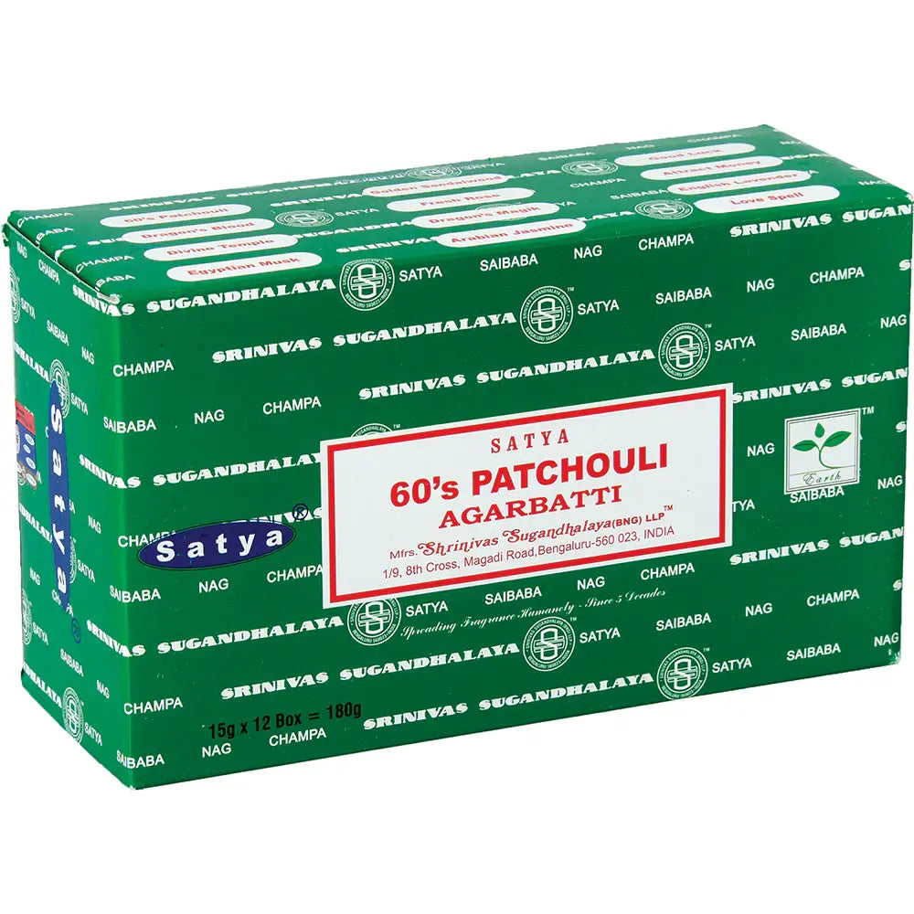 Incense Sticks - Satya 60's Patchouli (15 g.)