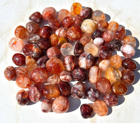 2 Lbs Natural Hematoid Tumble Healing Energy