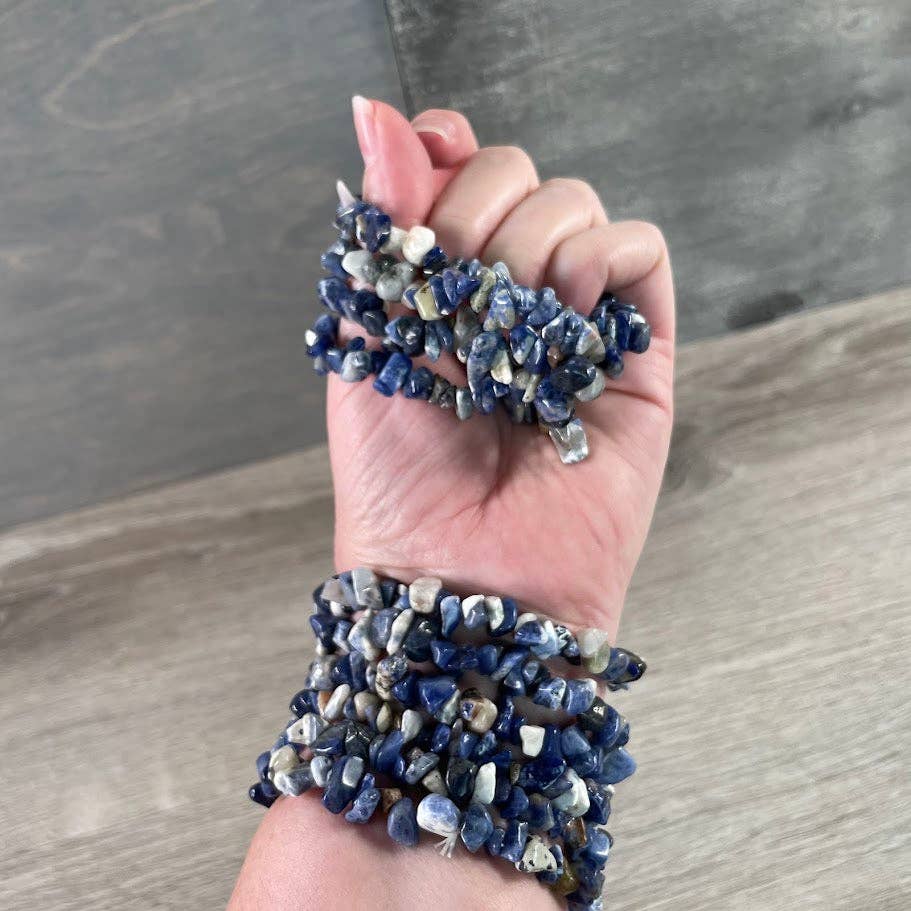 Gemstone Chip Bracelets – Common Crystals in Bulk Wholesale: Moss Agate