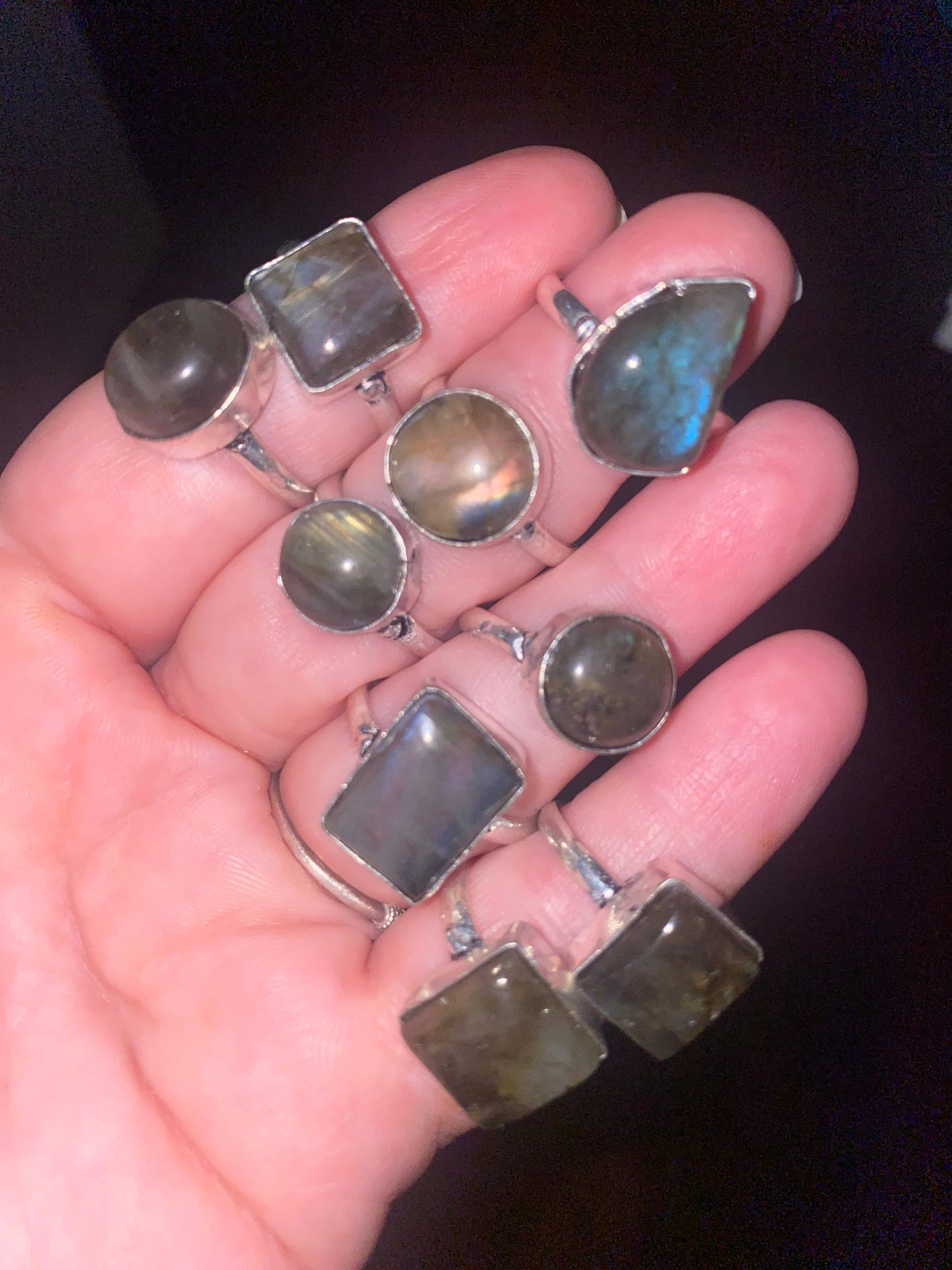Labradorite Rings Fitted