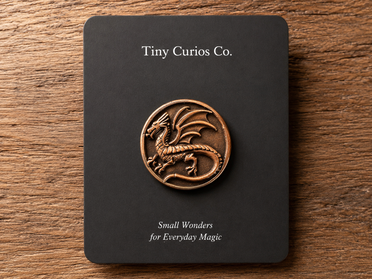 Copper Dragon Pin