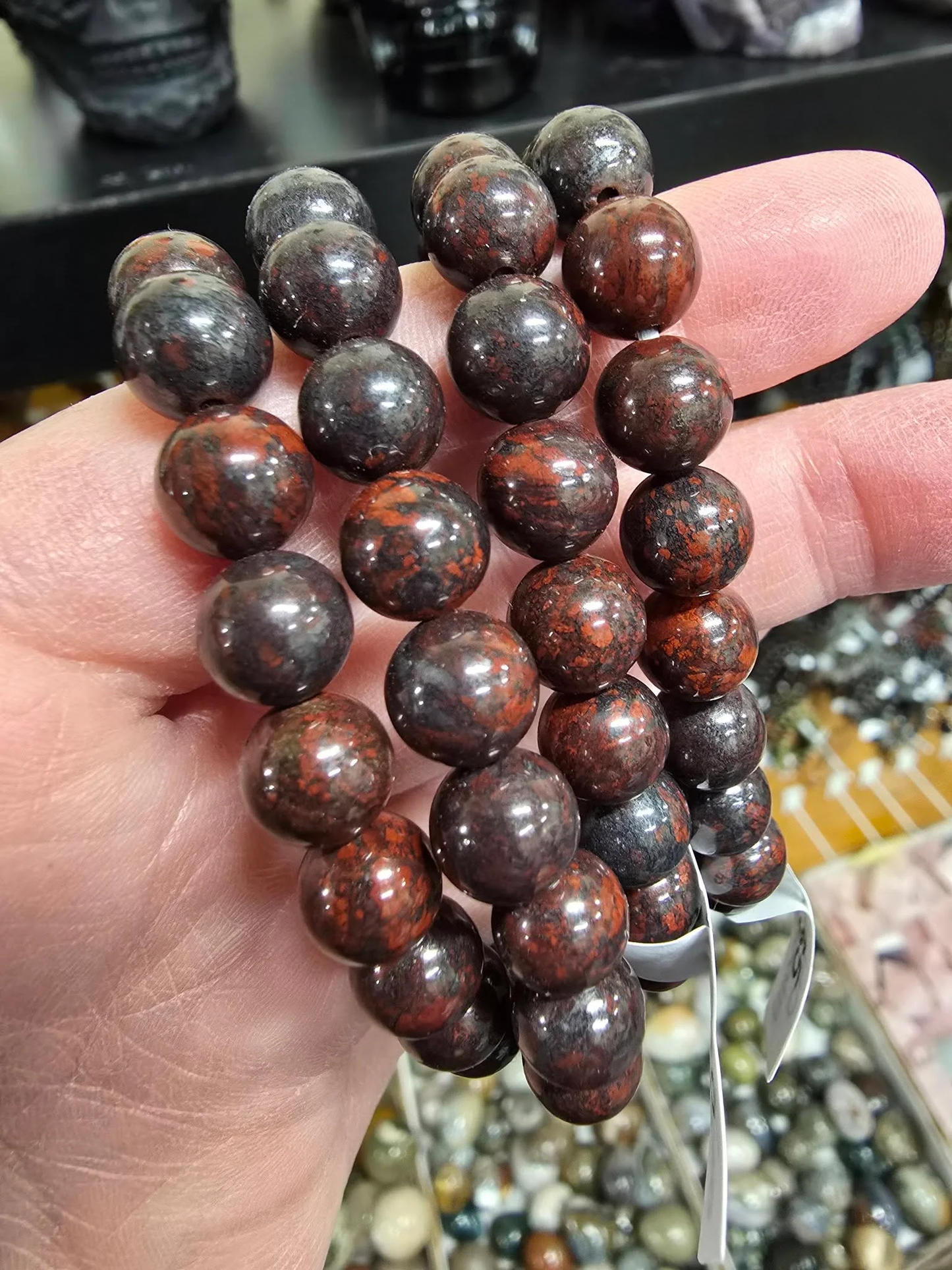 Jasper - Chicken Blood - 8MM Bracelet