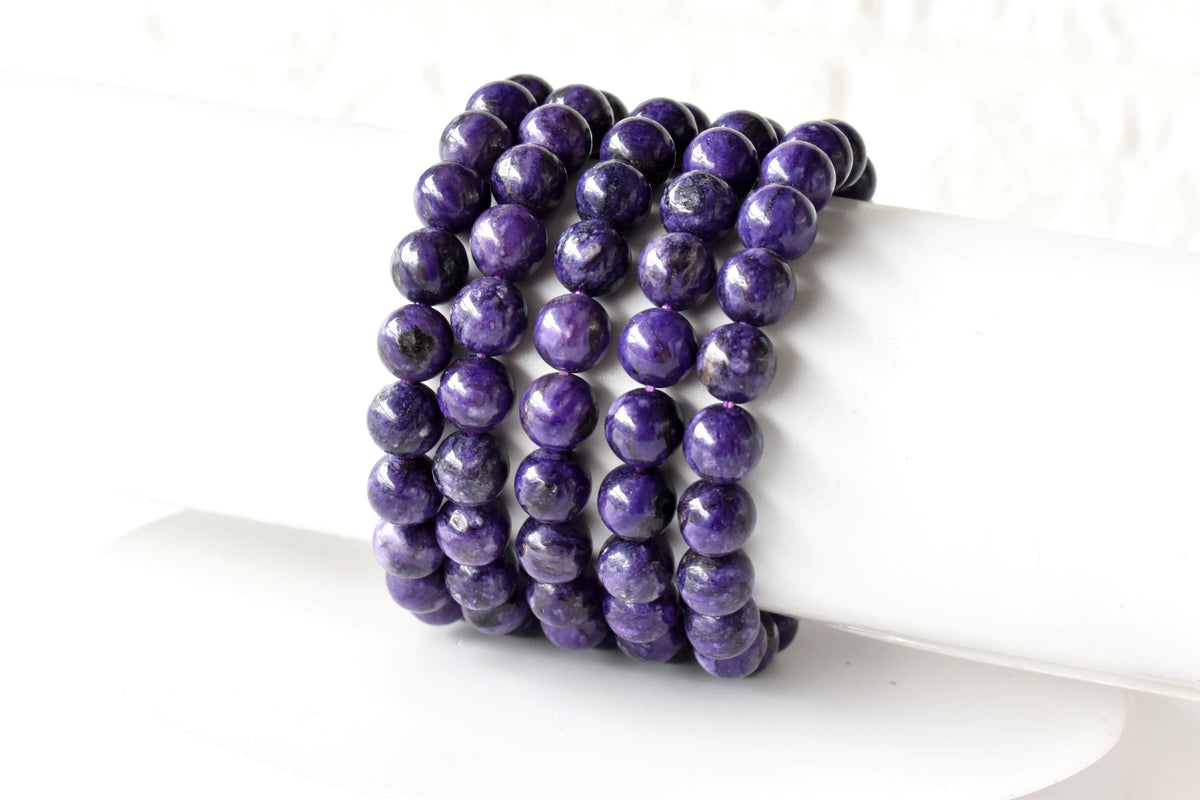 Healing Bracelet | Charoite Bracelet | Gemstone Bracelet: 8mm