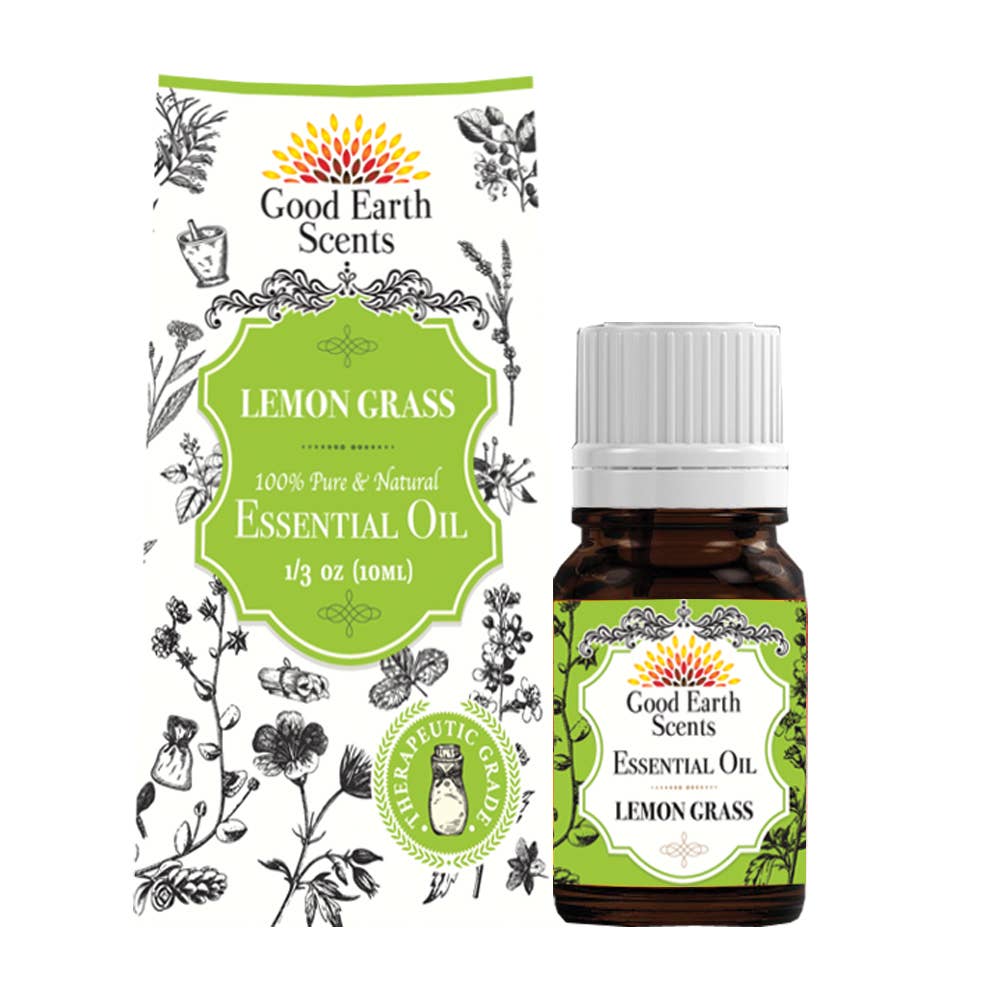 Essential Oil - Good Earth Scents Lemongrass (10 ml.)