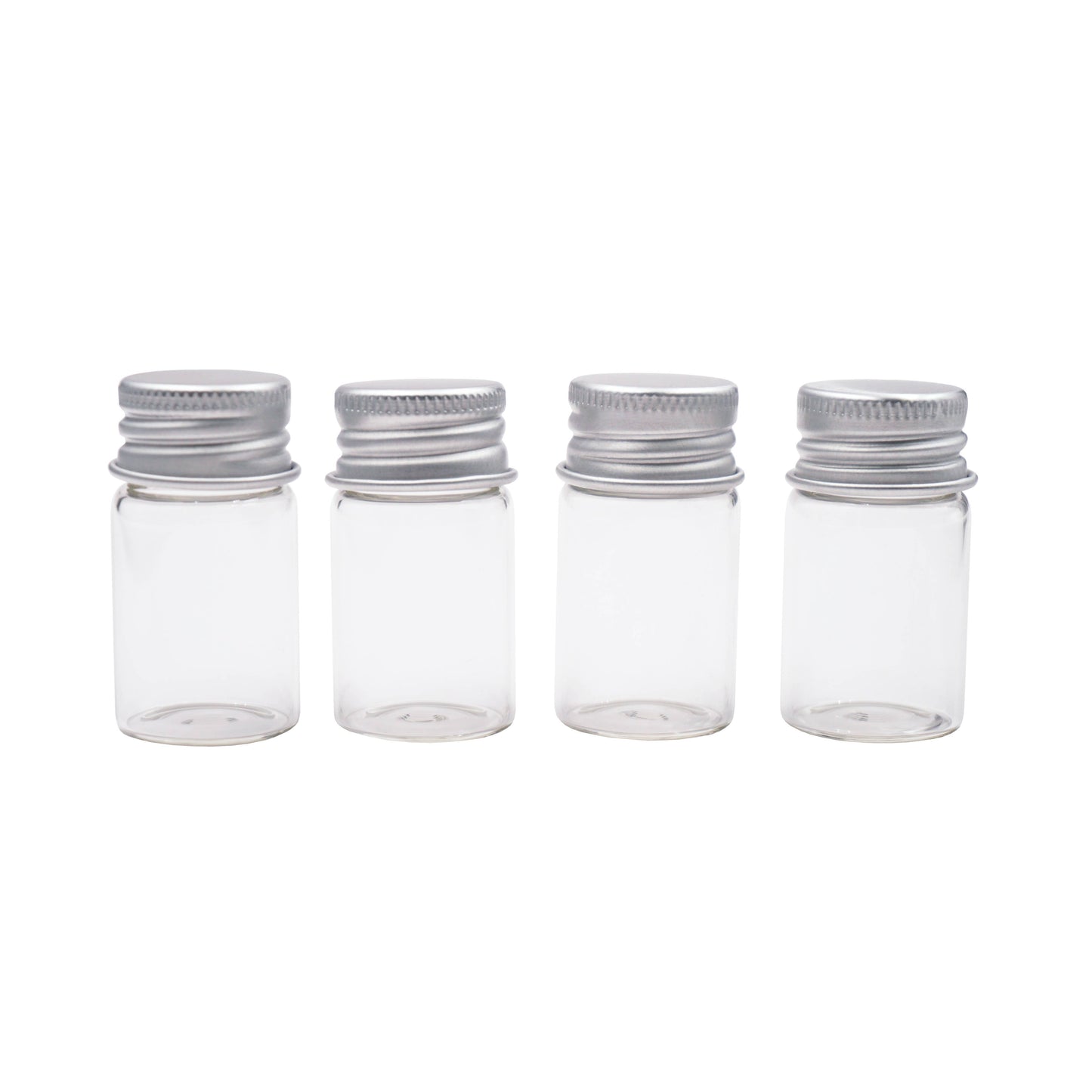 Small Glass Bottle w/ Screw Cap: BO-017 2.5cm x 5cm (3-ct)
