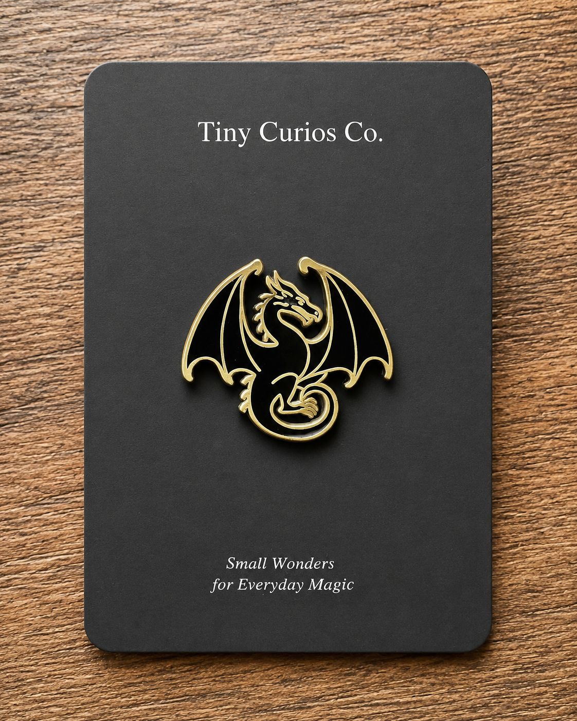 Bronze Circle Dragon Pin