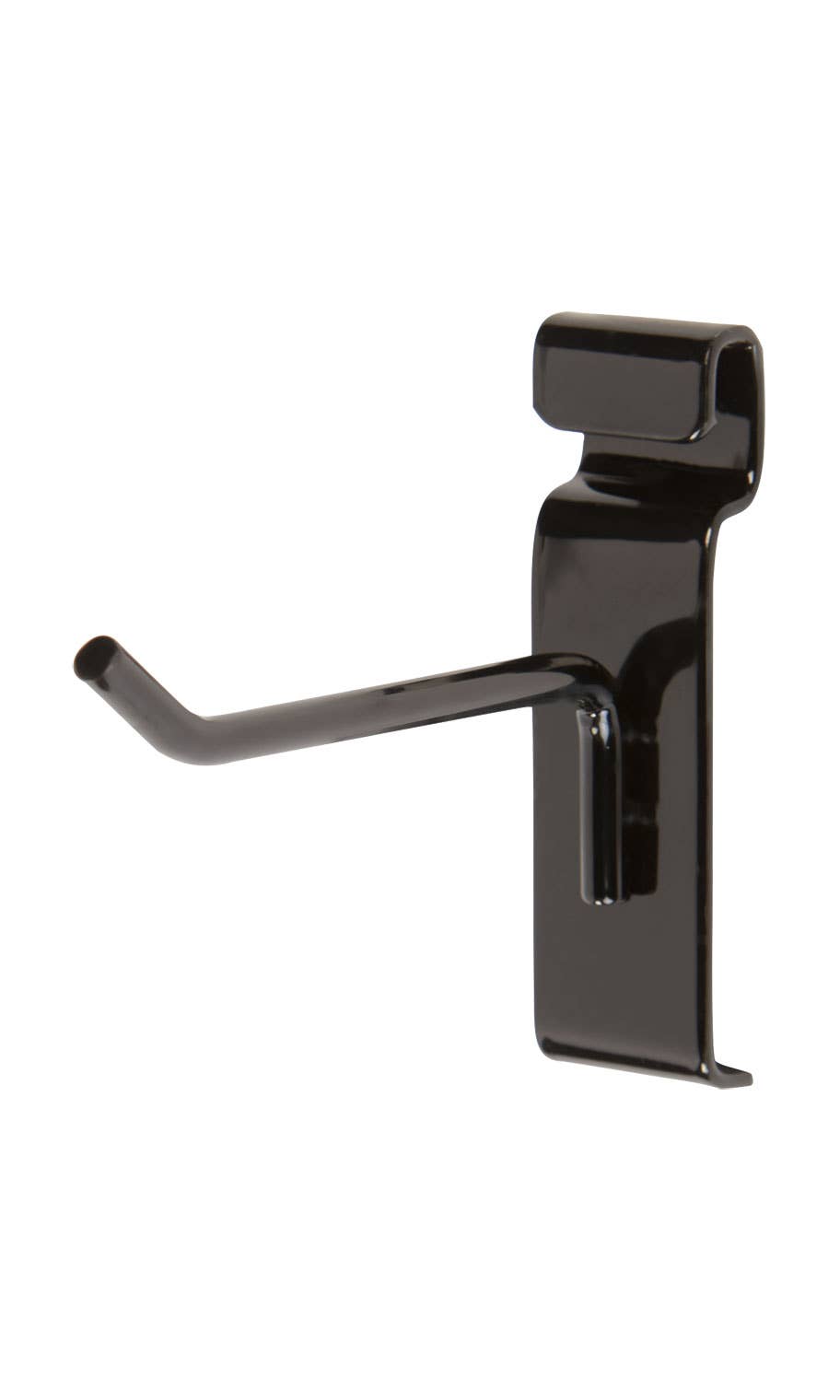 Black Peg Hook for Wire Grid: 6 inch