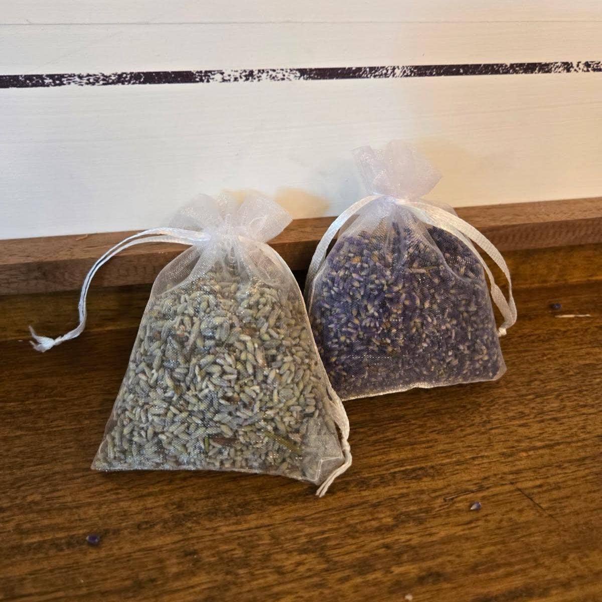 Fragrant Lavender Sachet Bags - 2 Pack: 2 Purple