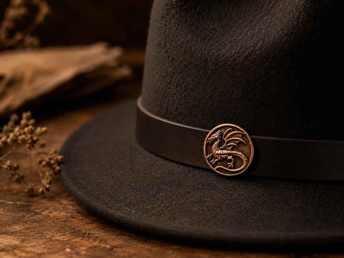 Copper Dragon Pin